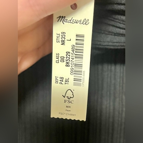 Madewell Rib Off the Shoulder Top Red Size Large - Picture 5 of 7